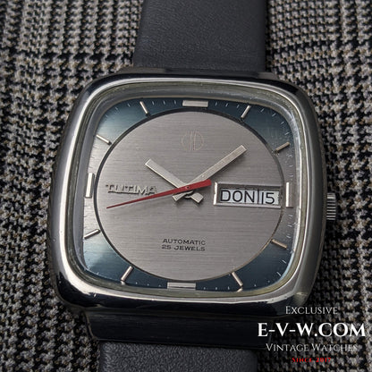 Vintage TUTIMA Glashütte heritage | Automatic TV case Day-Date | Cal. PUW 1563T | Vintage 1970 / Serviced