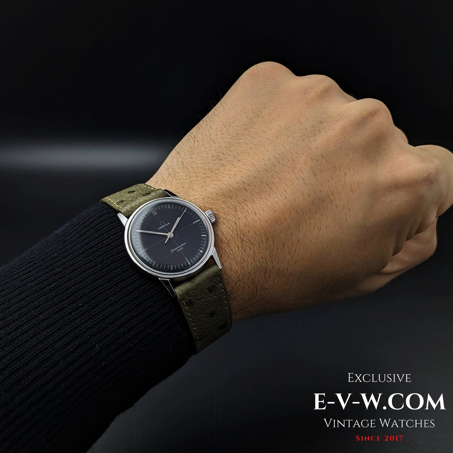 57 Years Old Rare Vintage Omega Seamaster 600 Cross Hair /  Ref.135.012 / Cal. 601 / Vintage 1966