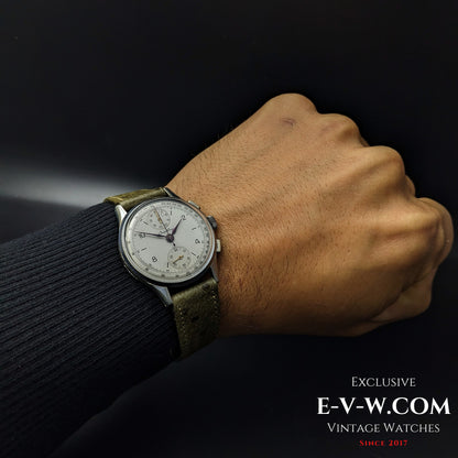 80 Years Old Vintage Breitling Chronograph / WWII / Ref. 178 / Cal. Venus 175 / Vintage 1945