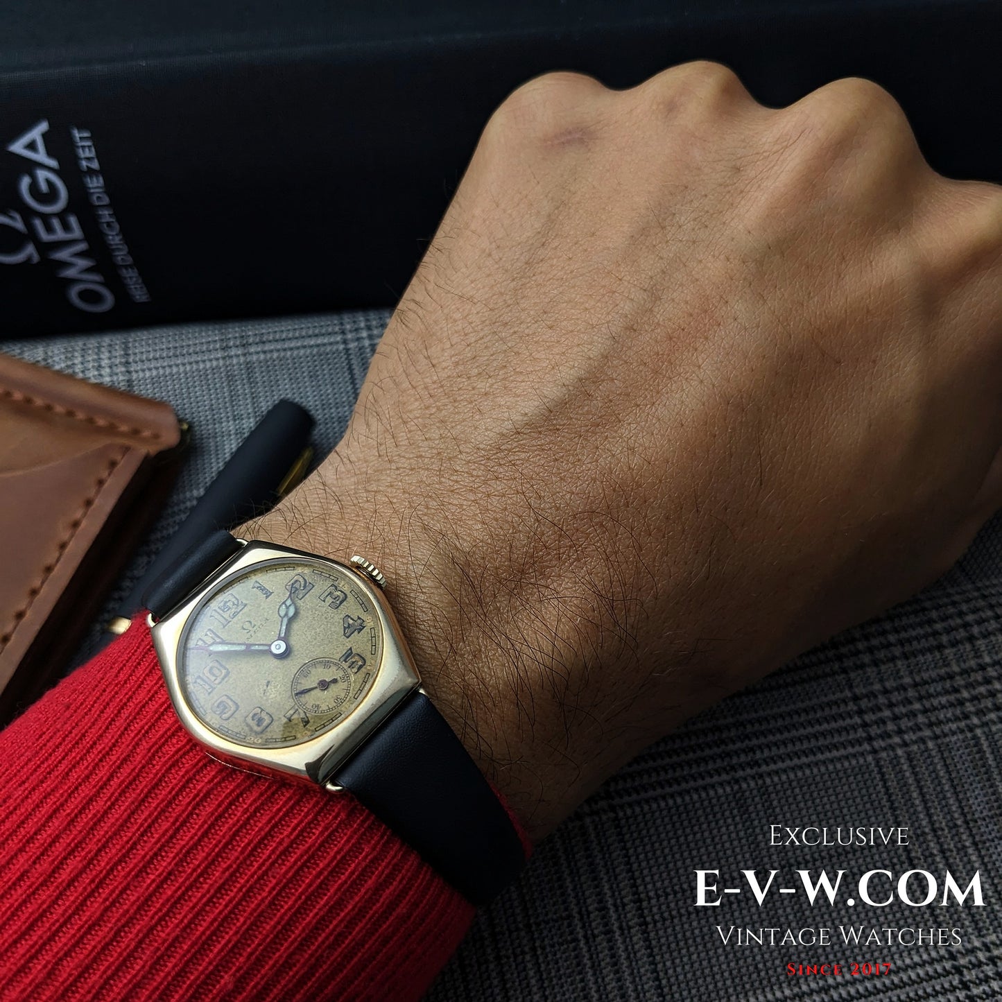 96 Years Old Antique Omega Art Deco Gold Plaqué | Cal. 26.5 SOB | Antique 1929 | Serviced