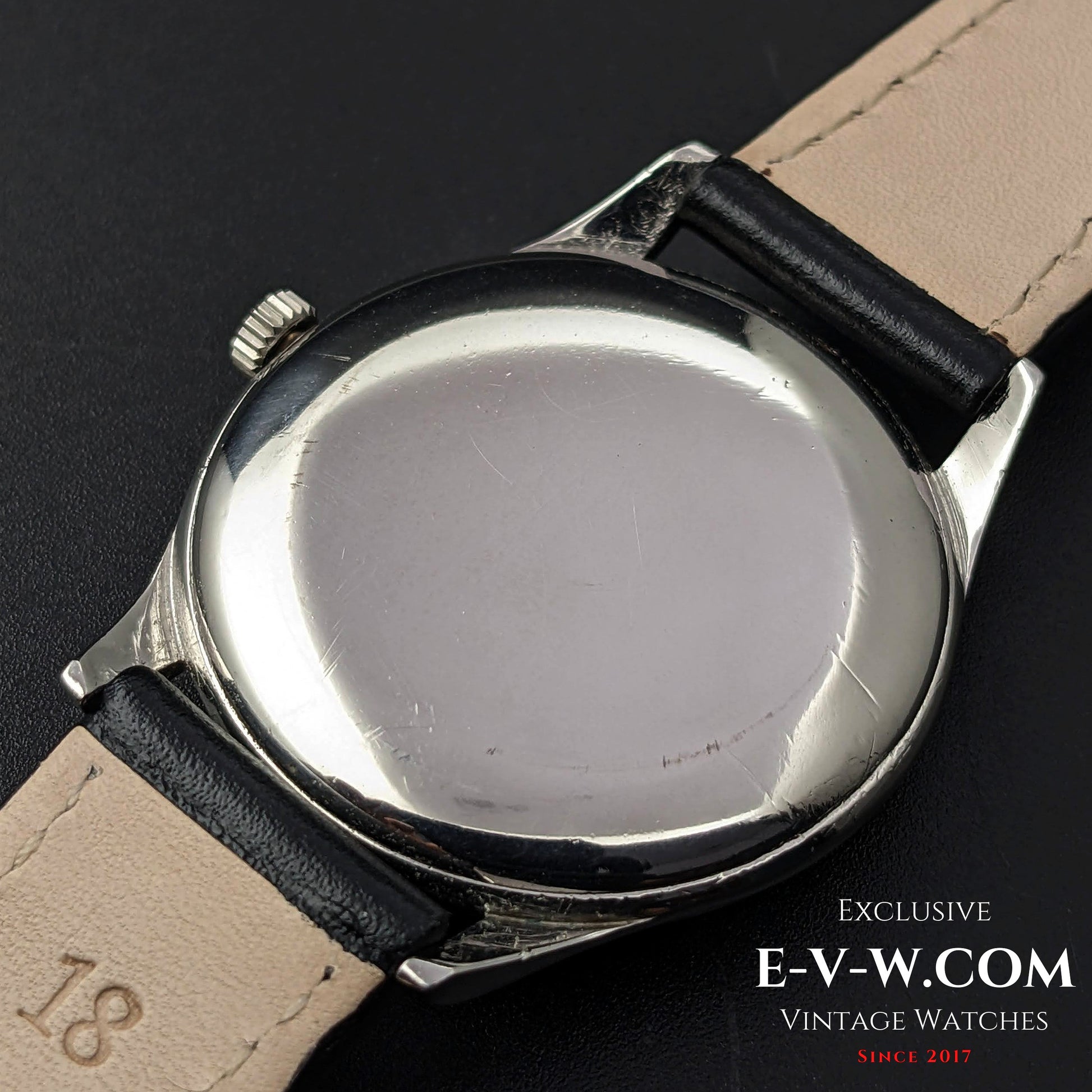 66 Years Old Vintage IWC Schaffhausen Black / Cal. 89 / Vintage 1957