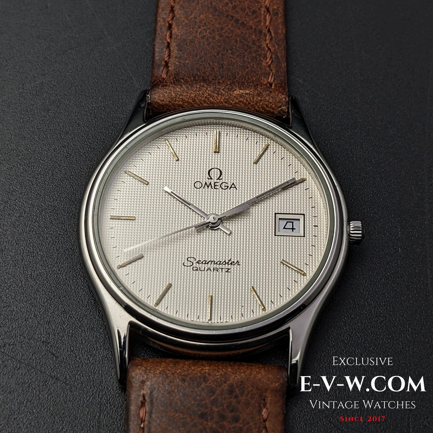 41 Years Old Vintage Omega Seamaster / Guilloche Dial / Cal. 1430 / Vintage 1982