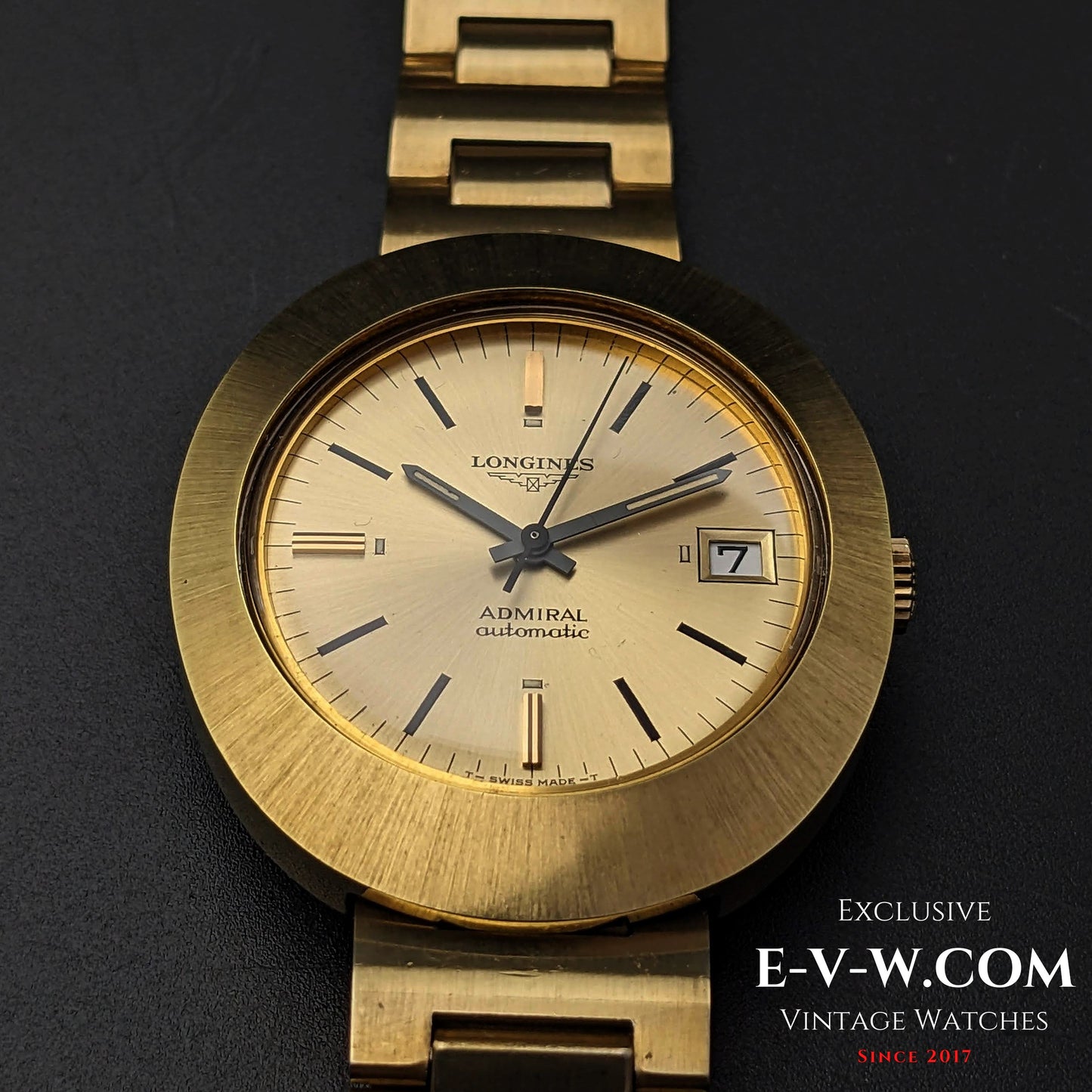 54 Years Old Vintage Longines Admiral 5 Stars / UFO DISCO / Cal. 431 / Vintage 1970