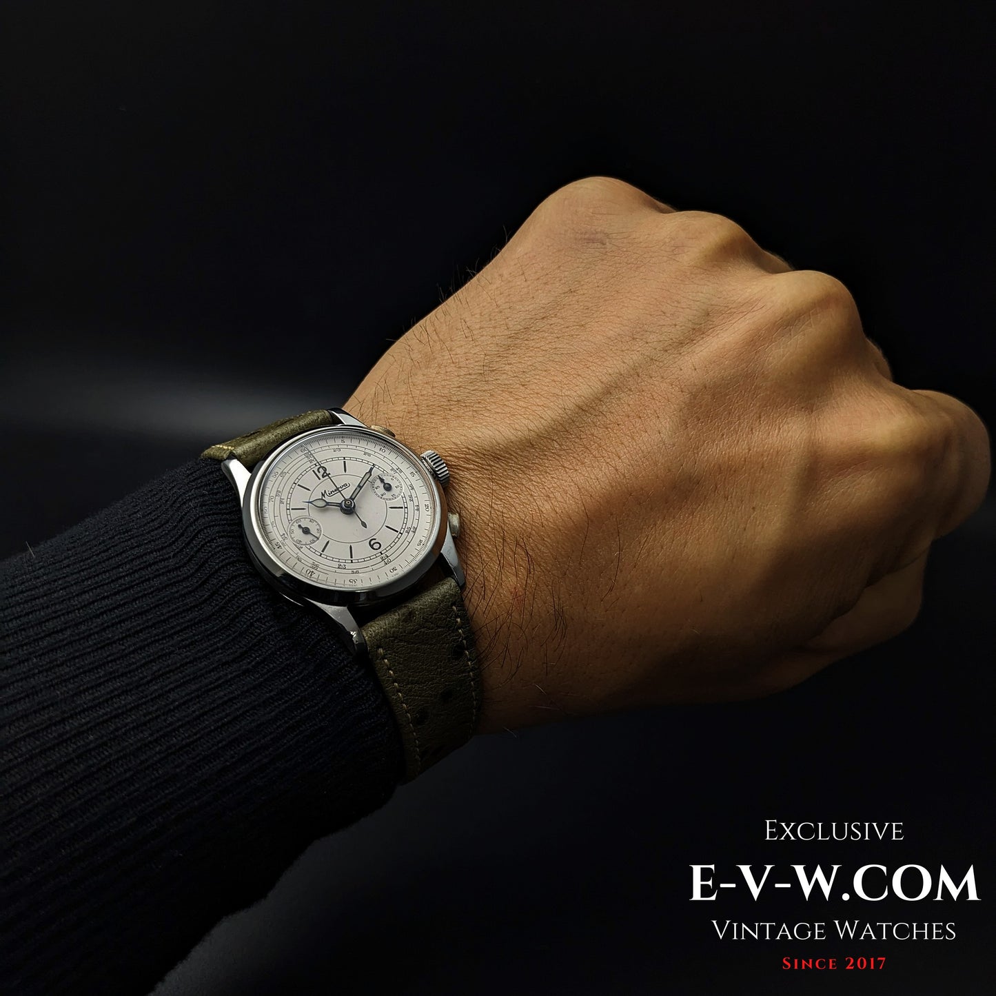 85 Years Old Vintage Minerva Chronograph / Cal. 13-20 / Vintage 1940