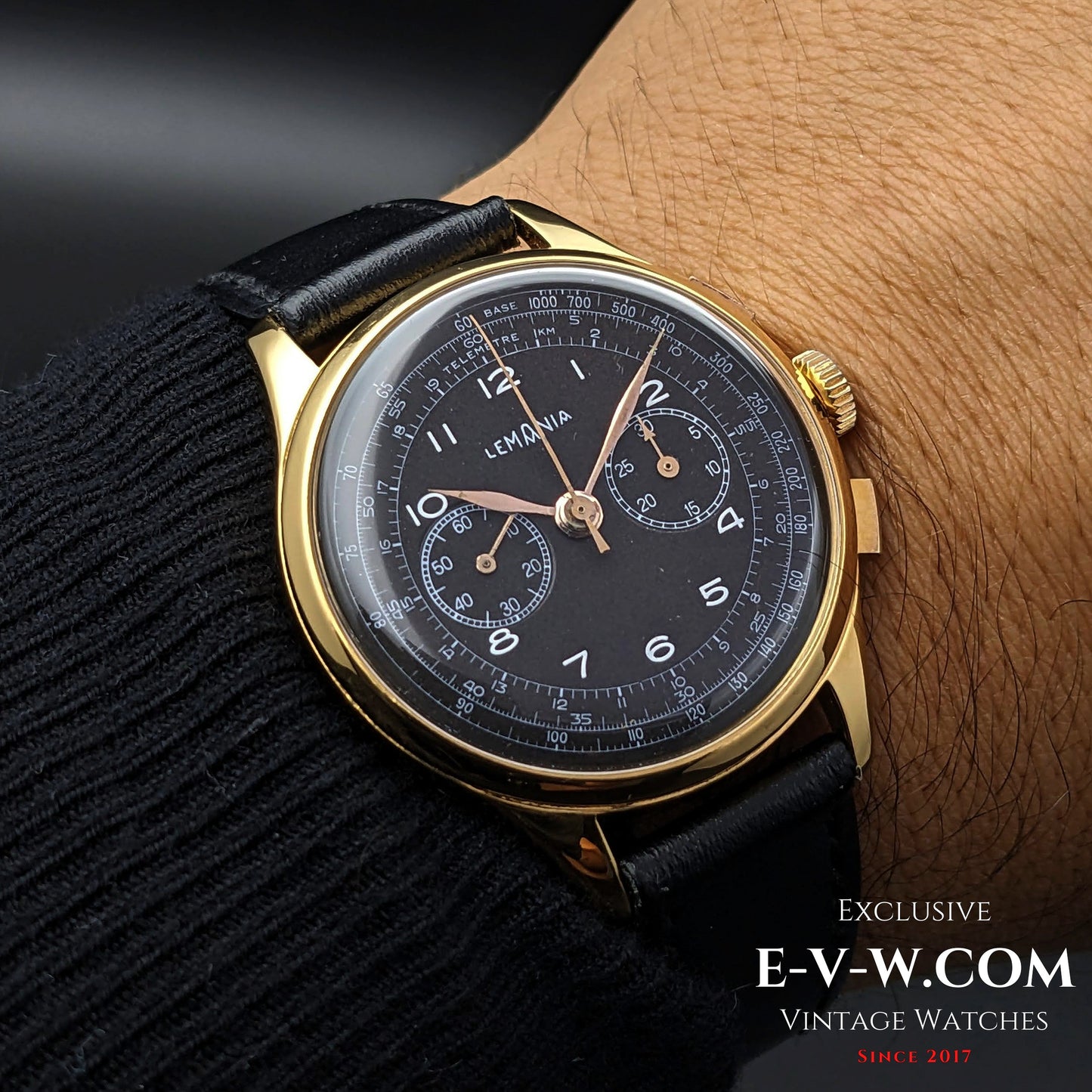 80 Years Old Vintage Lemania Chronograph Cal.2310 / Vintage 1940s