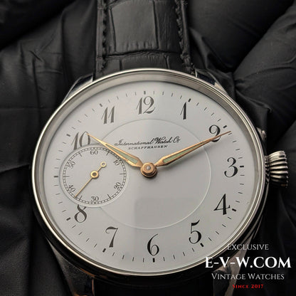 109 Old Antique IWC SCHAFFHUSEN Pocket Watch Movement cal. 52 Antique 1914