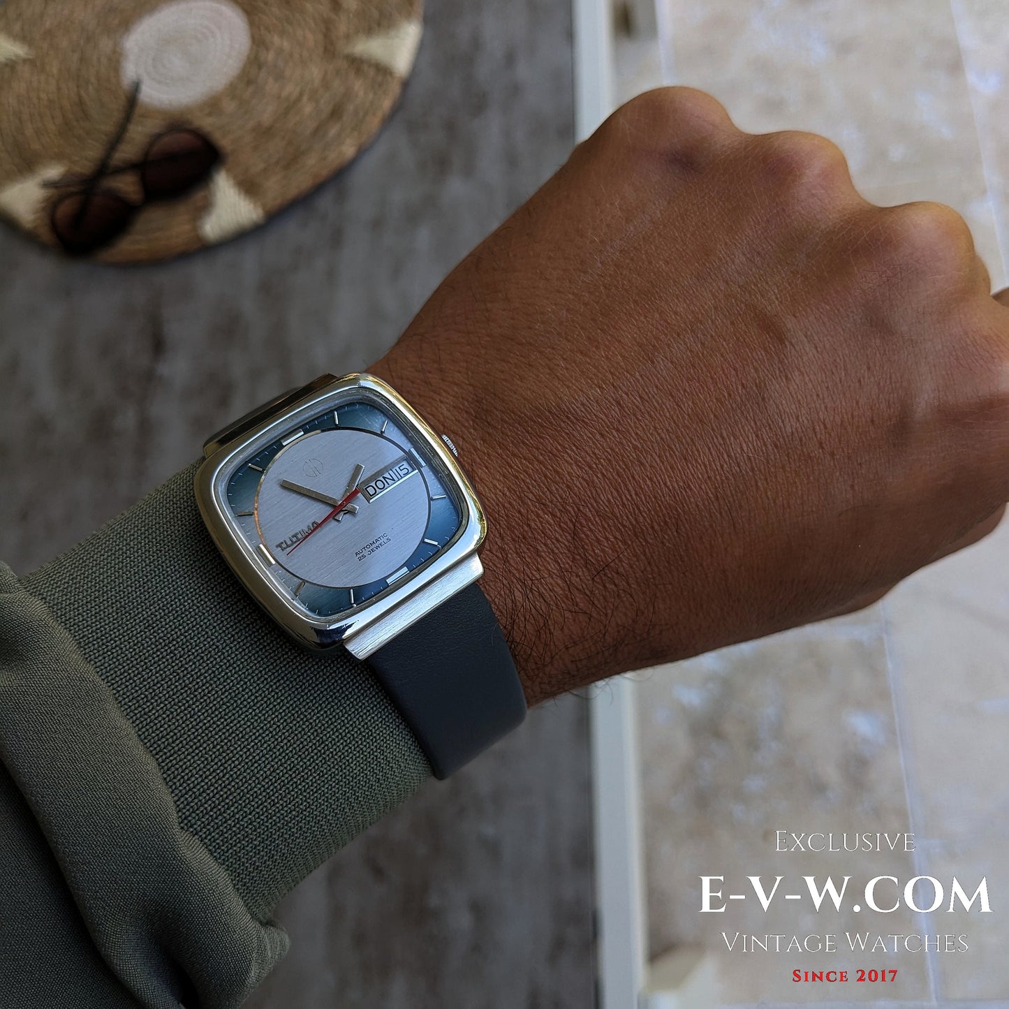 Vintage TUTIMA Glashütte heritage | Automatic TV case Day-Date | Cal. PUW 1563T | Vintage 1970 / Serviced