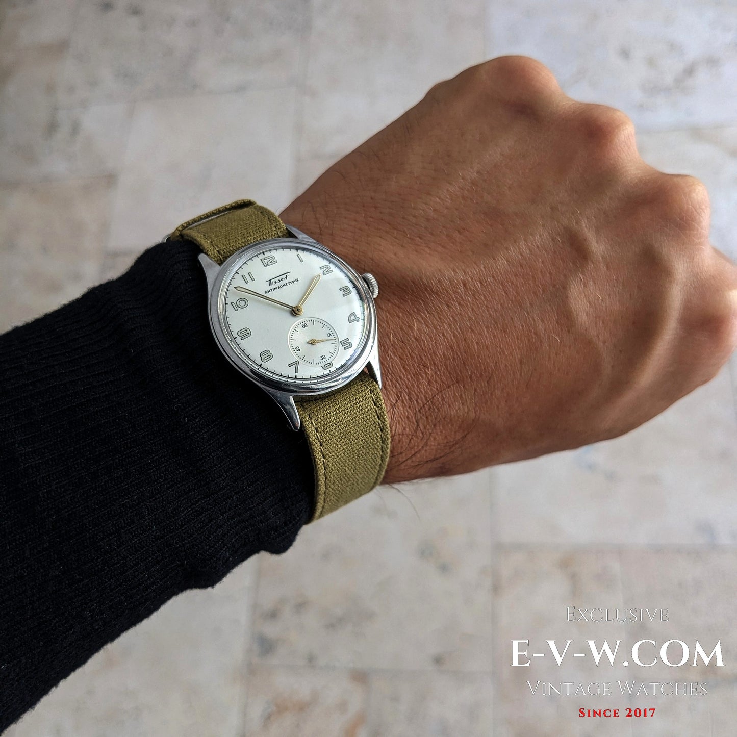 70 Years Old vintage— Tissot “Antimagnetique” automatic BUMPER | Ref. 6540-1 | Cal. 31-1 | Vintage~1955 |