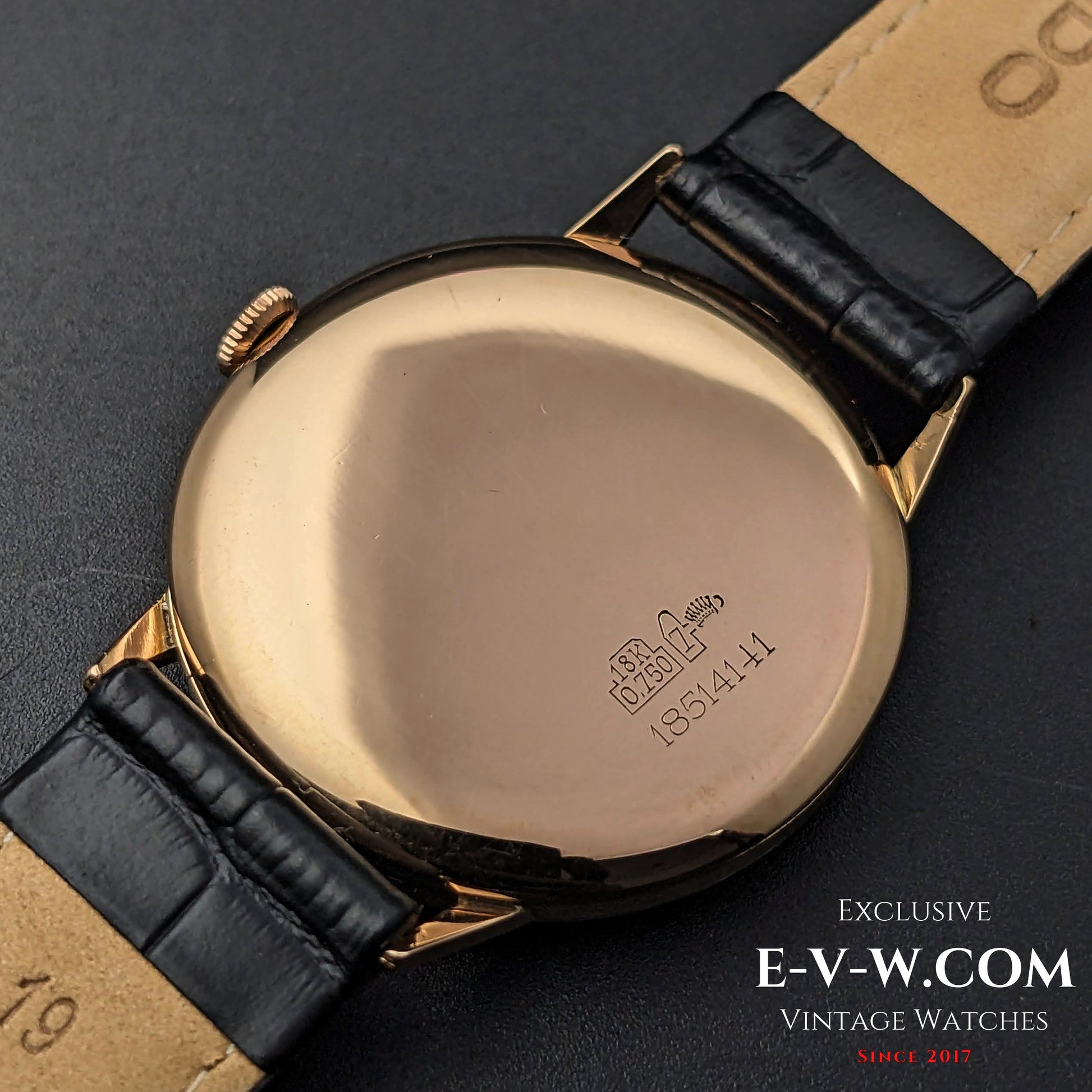 74 Years Old Vintage Cyma Jumbo 18k Gold / Cal. 586 / Vintage 1950