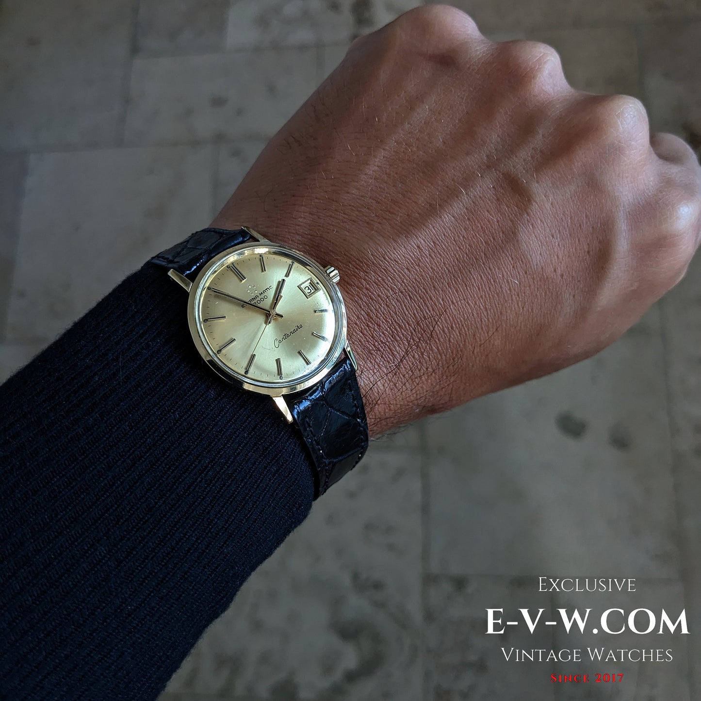 55 Years Old Vintage Eterna Matic 2000 Centenaire / 18K Gold / Ref. 744T / Cal. 1481K / Vintage 1970s / Serviced