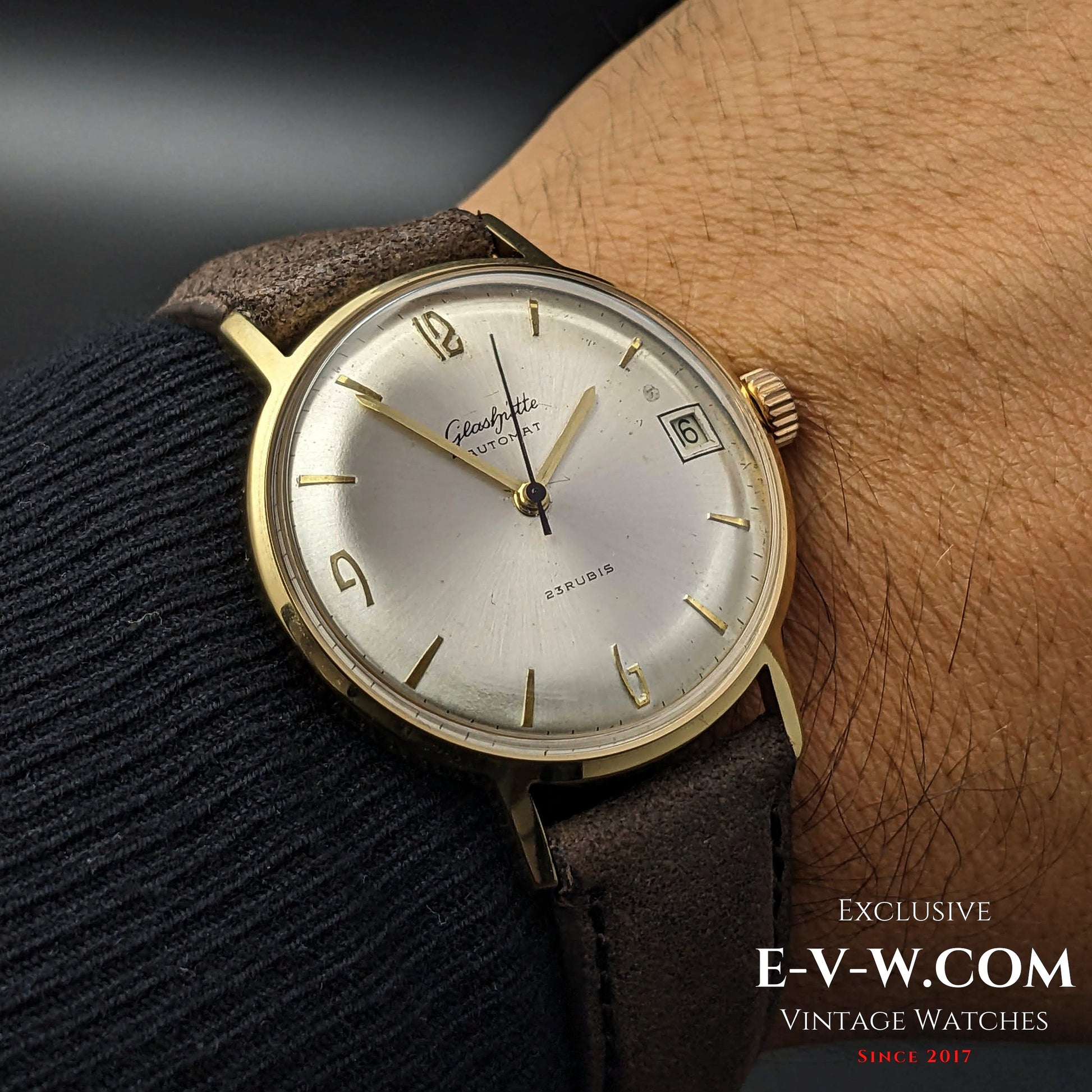 53 Years Old Vintage GUB Glashutte AUTOMAT   / Cal. 67.1 / Vintage  1970