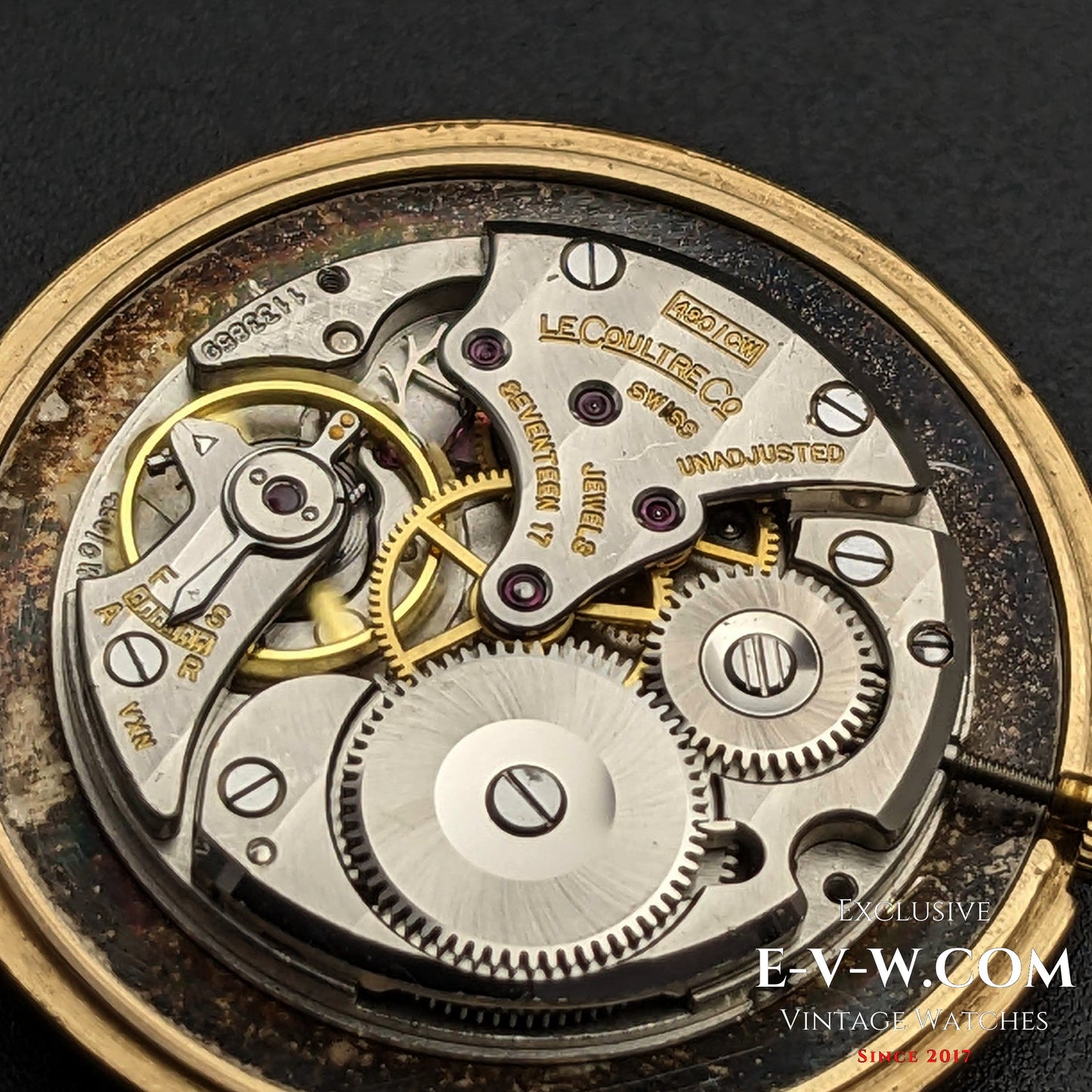 80 Years Old Vintage Jaeger LeCoultre 14K solid Gold / Cal. 480 / Vintage 1940s