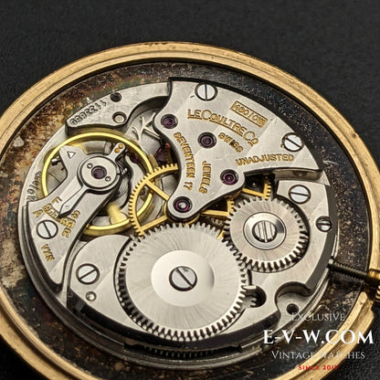 80 Years Old Vintage Jaeger LeCoultre 14K solid Gold / Cal. 480 / Vintage 1940s