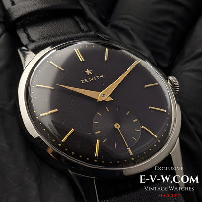 67 Years Old Vintage Zenith Black / Cal. 40 / Vintage 1956