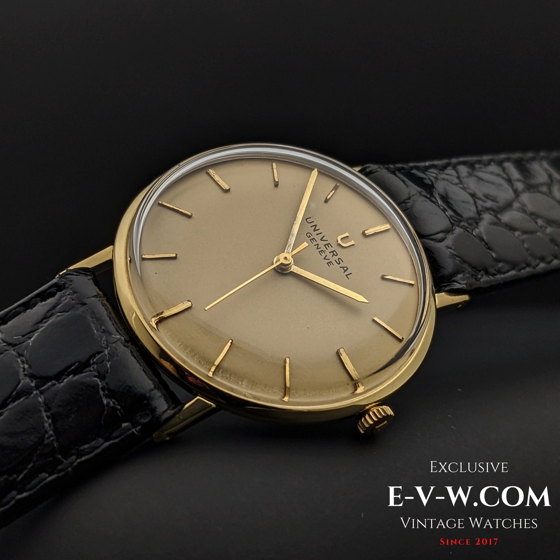 64 Vintage Universal Genève 18k Solid Gold / Cal. 1107 Vintage 1960