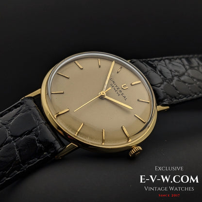 64 Vintage Universal Genève 18k Solid Gold / Cal. 1107 Vintage 1960