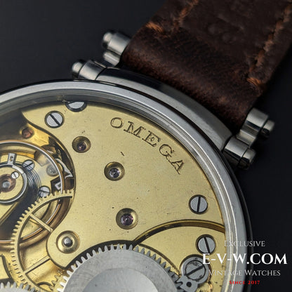 125 Years Old Antique Omega Jumbo / Pocket Watch Movement / Cal. 19 / Antique 1900