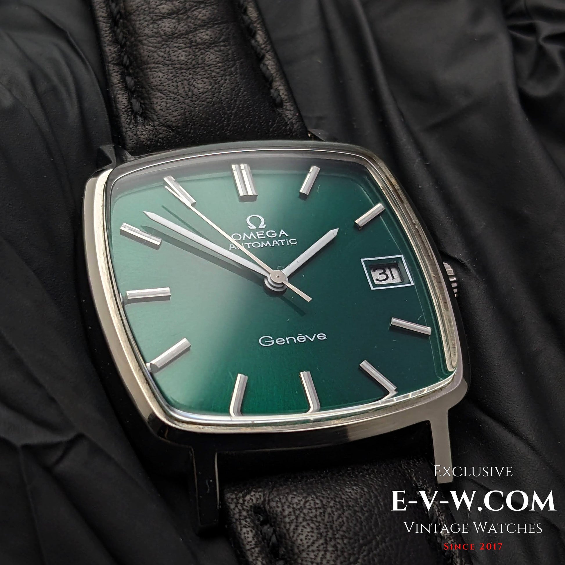 50 Years Old Vintage Omega Automatic / Green Dial Ref. ST1620060 / Cal. 1012 / Vintage 1973