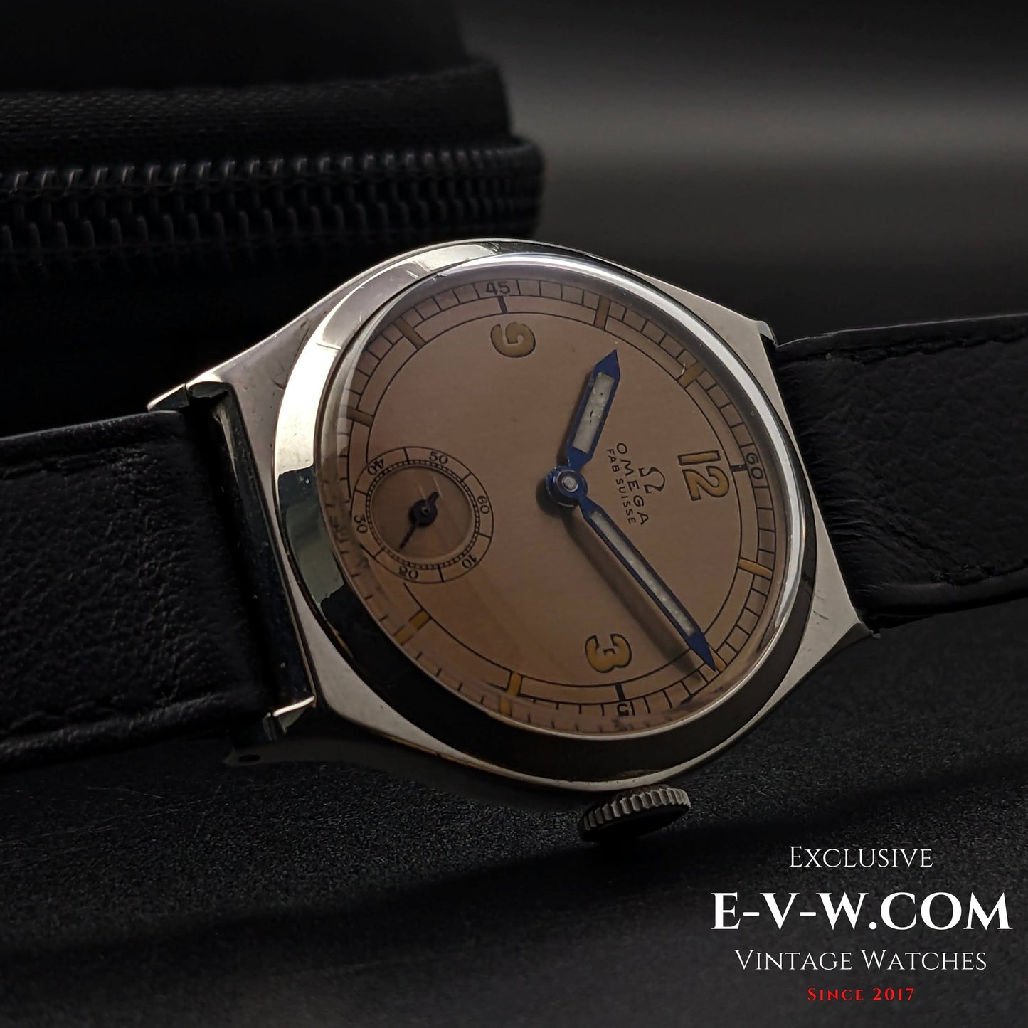 Omega Art Deco / Salmon Dial / Cal. 26.5 SOB T2 / Vintage 1930