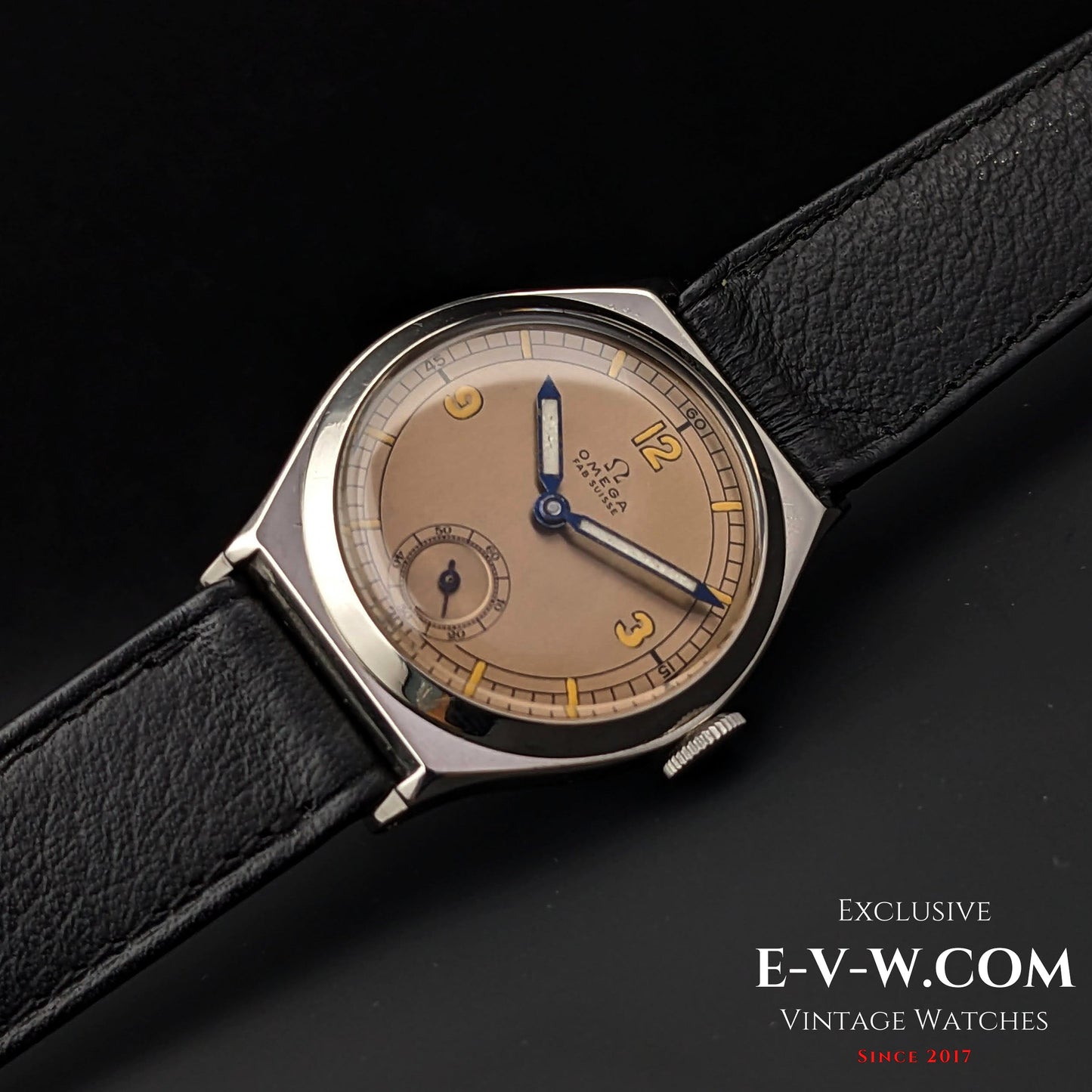 Omega Art Deco / Salmon Dial / Cal. 26.5 SOB T2 / Vintage 1930