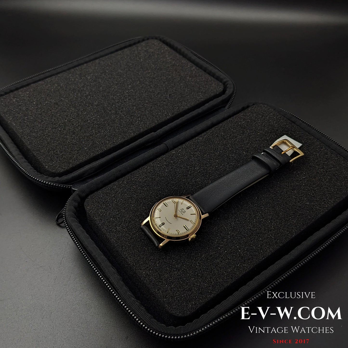 GUB Glashutte/SA Gold Plaque 80 microns/ cal 70.1 / Vintage 1960s