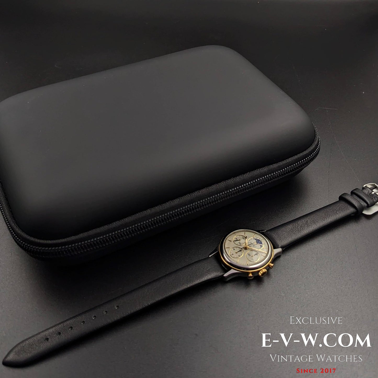 Eberhard & Co.Chrono Royal Moonphase Vintage 1990s / cal.1883 / Ref.32004