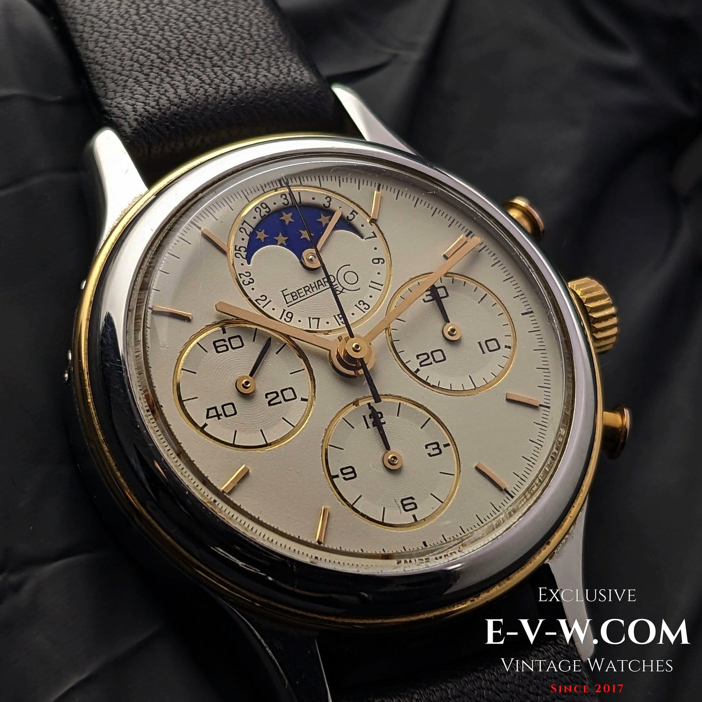 Eberhard & Co.Chrono Royal Moonphase Vintage 1990s / cal.1883 / Ref.32004
