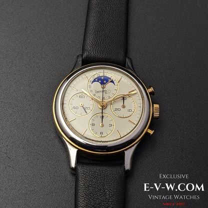 Eberhard & Co.Chrono Royal Moonphase Vintage 1990s / cal.1883 / Ref.32004