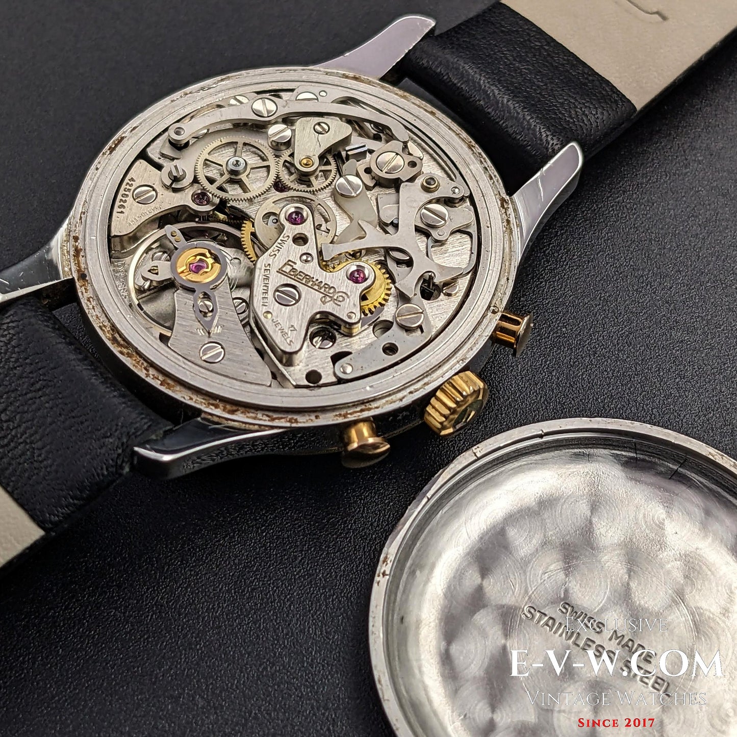 Eberhard & Co.Chrono Royal Moonphase Vintage 1990s / cal.1883 / Ref.32004