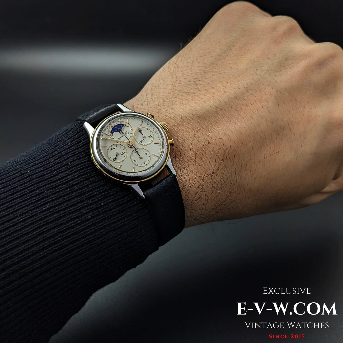 Eberhard & Co.Chrono Royal Moonphase Vintage 1990s / cal.1883 / Ref.32004