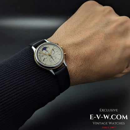 Eberhard & Co.Chrono Royal Moonphase Vintage 1990s / cal.1883 / Ref.32004