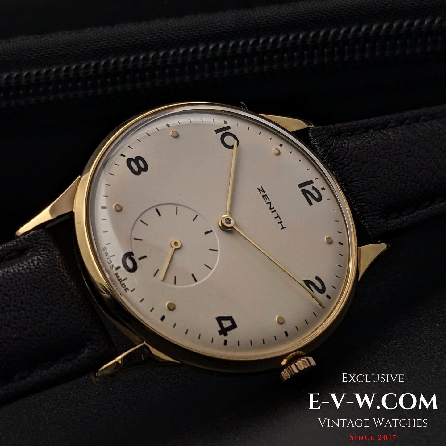 Vintage 1949 Zenith 18K Gold / Jumbo 37mm / Cal.126
