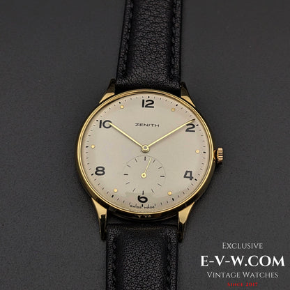 Vintage 1949 Zenith 18K Gold / Jumbo 37mm / Cal.126