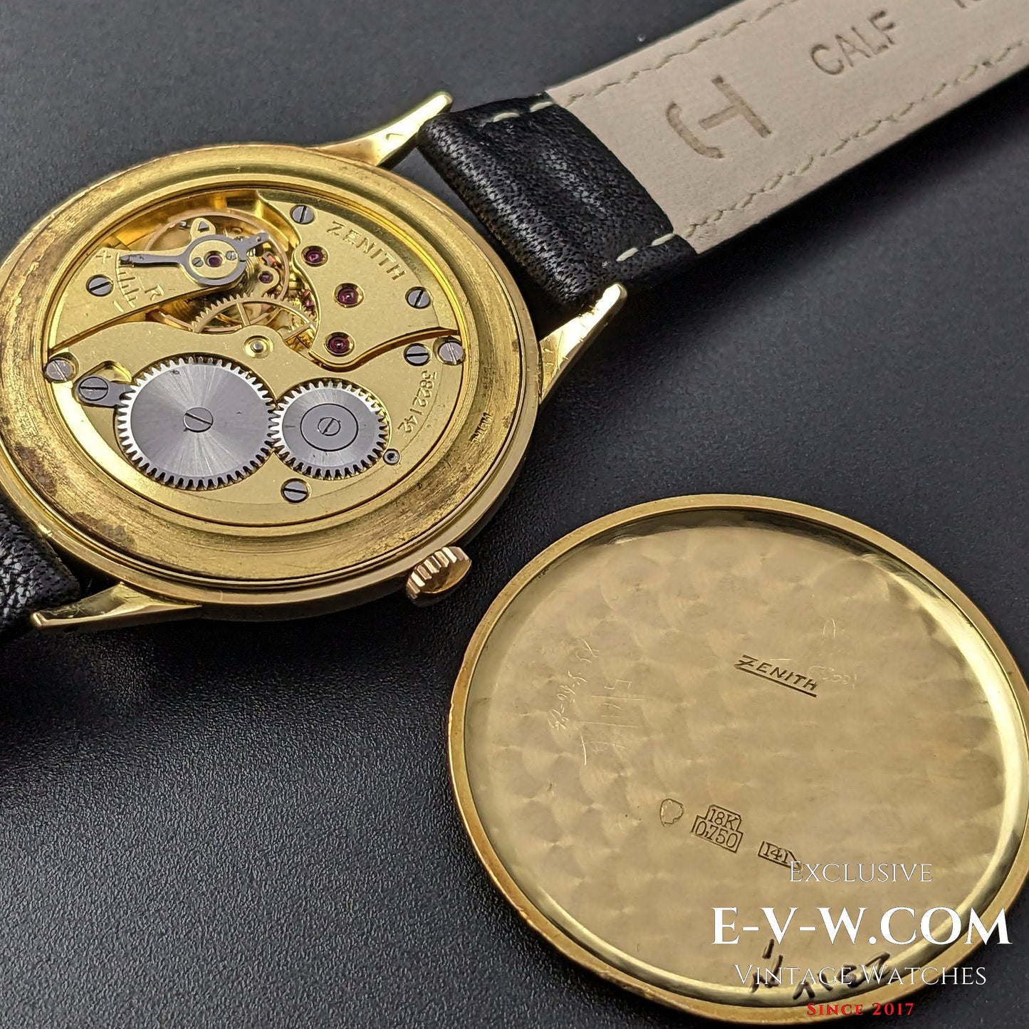 Vintage 1949 Zenith 18K Gold / Jumbo 37mm / Cal.126