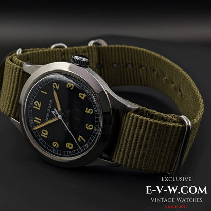Very Rare Jaeger LeCoultre Military A.D.R.I (Army of the Republic of Indonesia) Dirty Dozen W.W.W / Cal 885 / Vintage 1940's