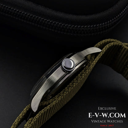 Very Rare Jaeger LeCoultre Military A.D.R.I (Army of the Republic of Indonesia) Dirty Dozen W.W.W / Cal 885 / Vintage 1940's