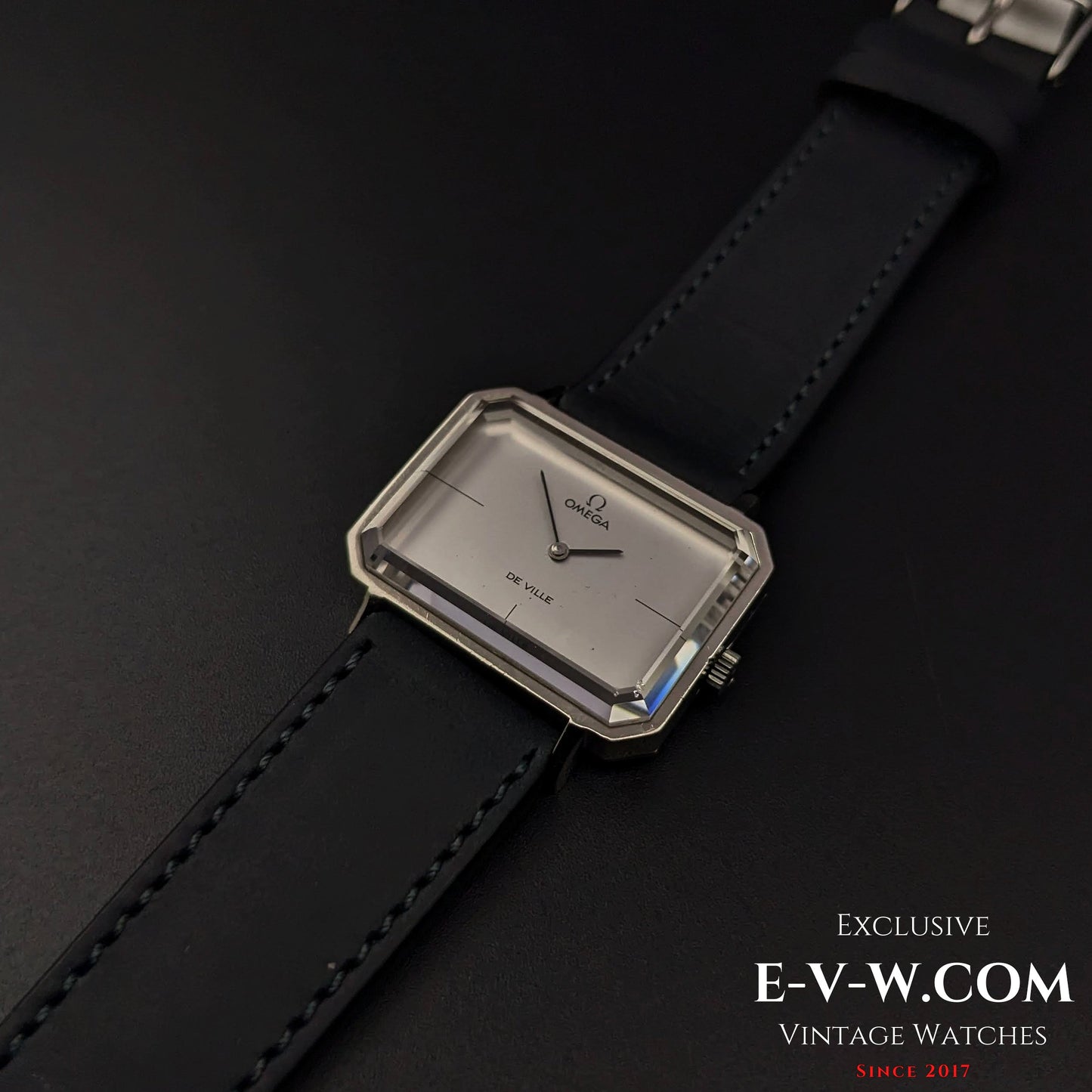 Omega DeVille Very Unique Faceted Glass / Cal.625 / Vintage 1972