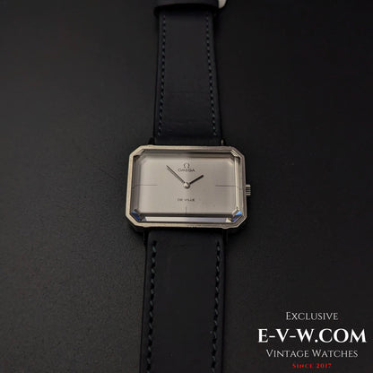 Omega DeVille Very Unique Faceted Glass / Cal.625 / Vintage 1972
