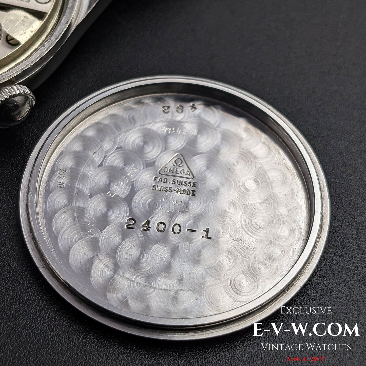 Omega 30T2 PC Sector Dial Calatrava /  Ref 2400 / WWII Vintage 1944