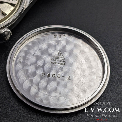 Omega 30T2 PC Sector Dial Calatrava /  Ref 2400 / WWII Vintage 1944