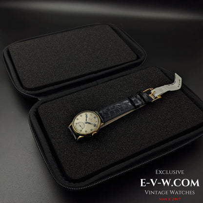 Rare Zenith Officer 18k Gold / Cal. 124 / Vintage 1938