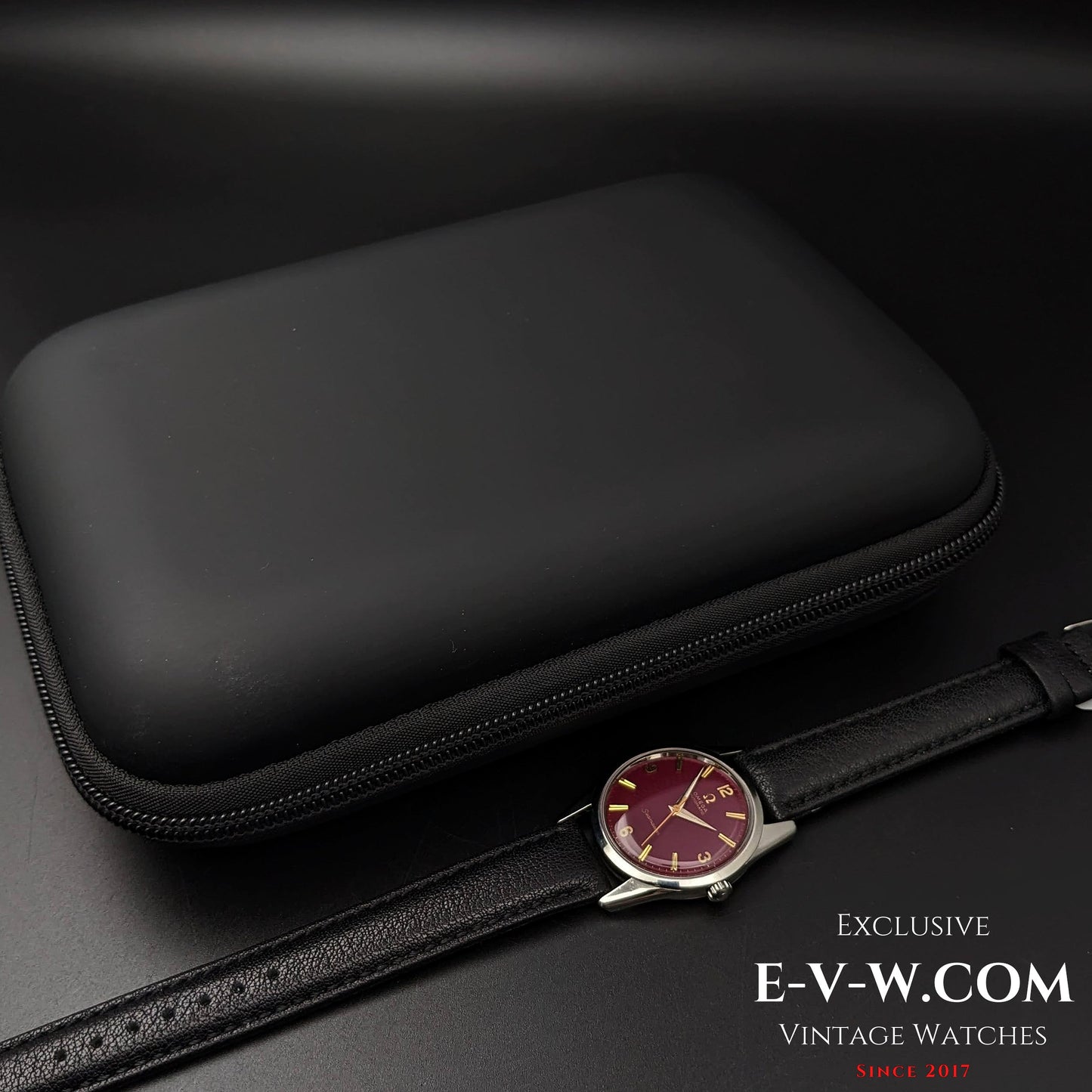 Omega Seamaster Automatik mit rotem Zifferblatt / Kal. 552 / Ref. 14700 1 SC / Vintage 1961