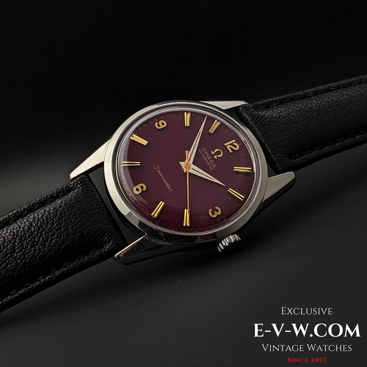 Omega Seamaster Automatik mit rotem Zifferblatt / Kal. 552 / Ref. 14700 1 SC / Vintage 1961