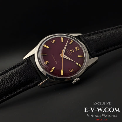 Omega Seamaster Automatik mit rotem Zifferblatt / Kal. 552 / Ref. 14700 1 SC / Vintage 1961