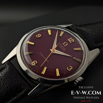 Omega Seamaster Automatik mit rotem Zifferblatt / Kal. 552 / Ref. 14700 1 SC / Vintage 1961