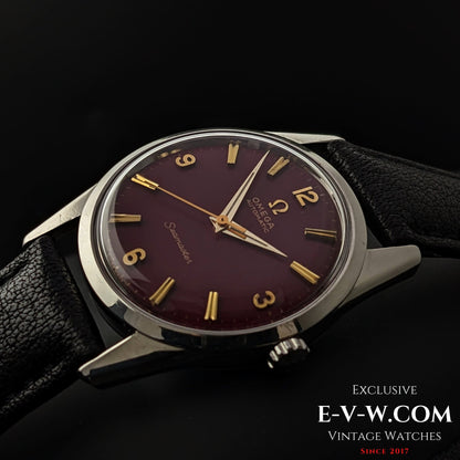 Omega Seamaster Automatik mit rotem Zifferblatt / Kal. 552 / Ref. 14700 1 SC / Vintage 1961