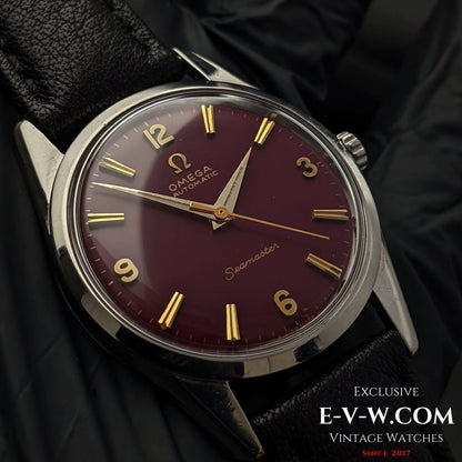 Omega Seamaster Automatik mit rotem Zifferblatt / Kal. 552 / Ref. 14700 1 SC / Vintage 1961