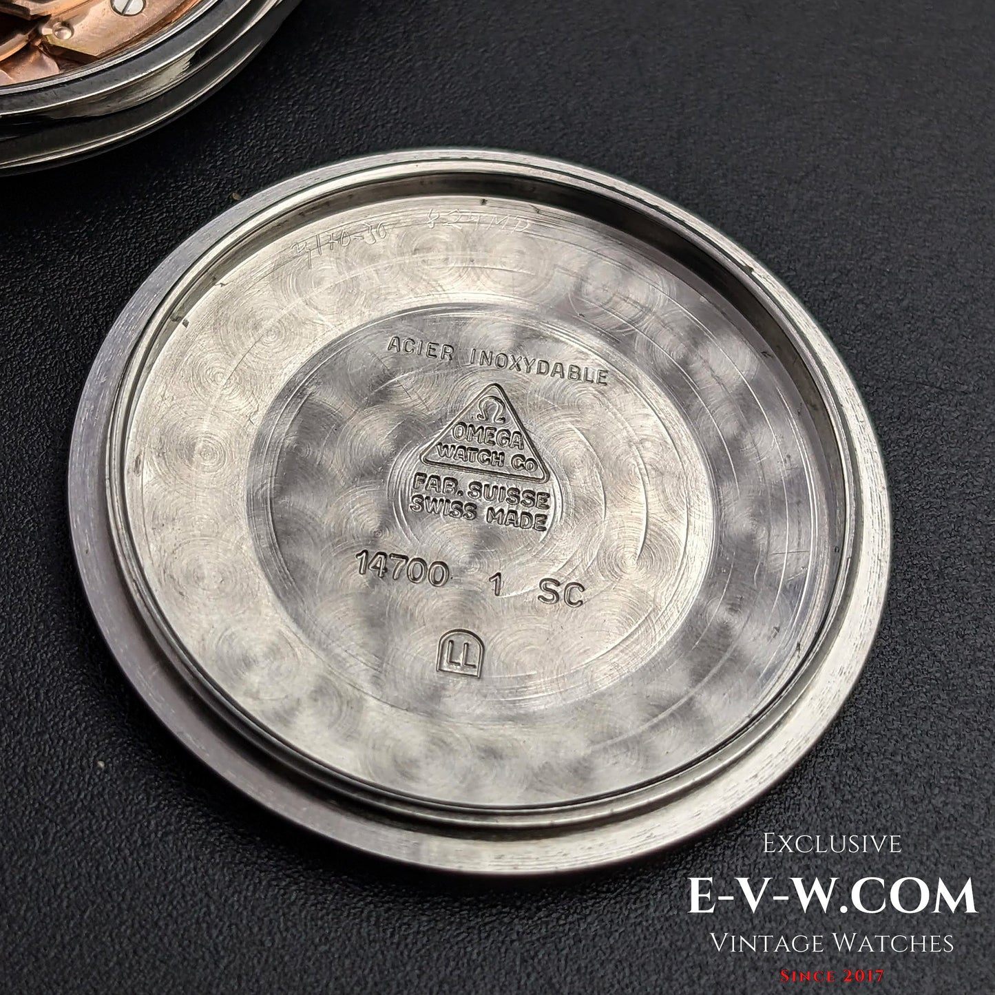 Omega Seamaster Automatik mit rotem Zifferblatt / Kal. 552 / Ref. 14700 1 SC / Vintage 1961