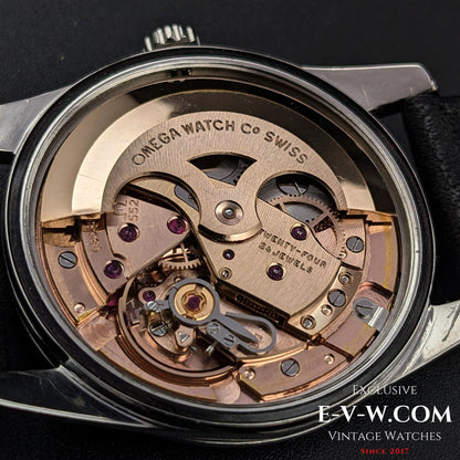 Omega Red Dial Automatic Seamaster / cal.552 / Ref. 14700 1 SC Vintage 1961