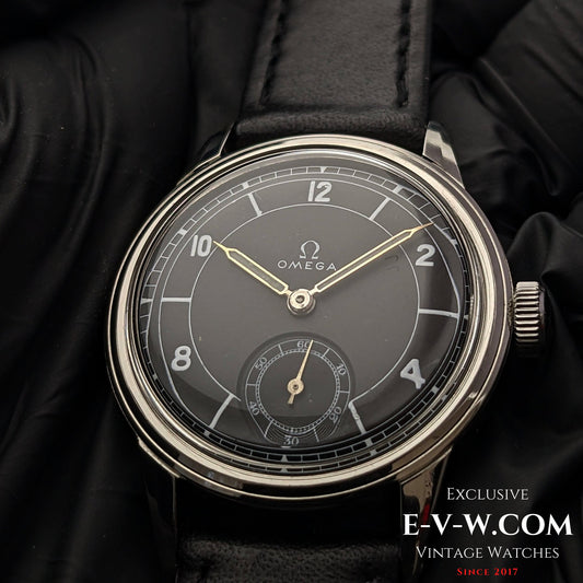 Omega Black Dial  / cal.R17.8 / Vintage 1935